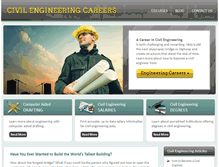 Tablet Screenshot of civilengineeringcareers.org